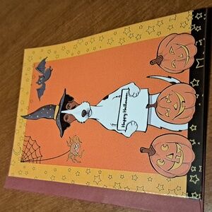 Dog Halloween card/ BUNDLE ONLY 2or more items